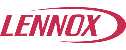 Lennox logo in a sleek red design, symbolizing premium heating, ventilation, and air conditioning products for energy-efficient comfort.